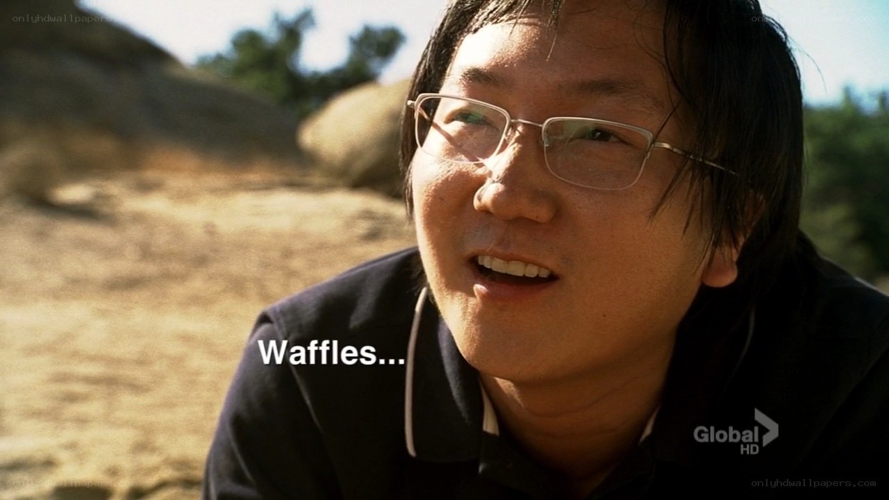 man saying waffles