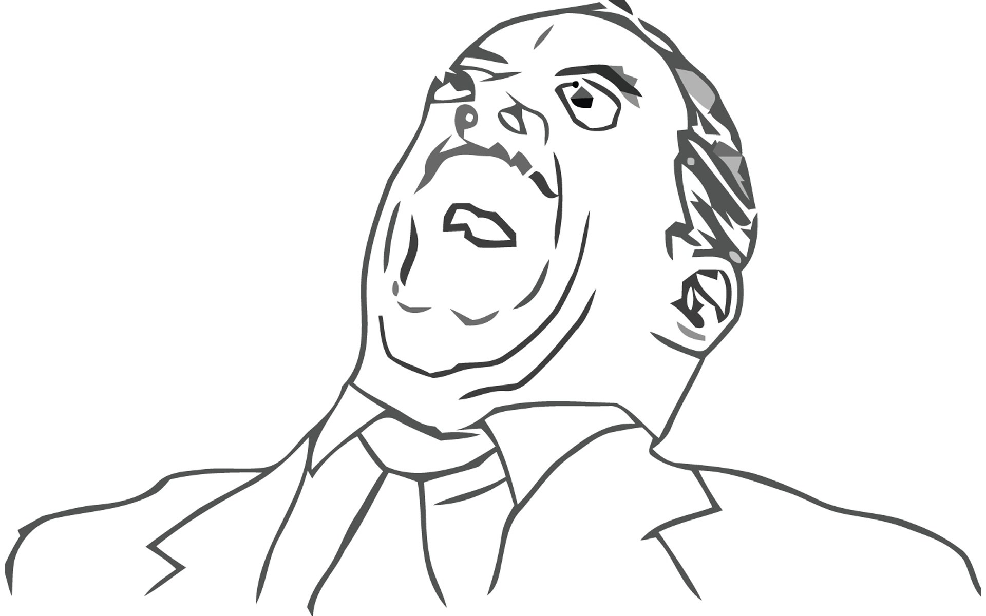 man screaming in anger