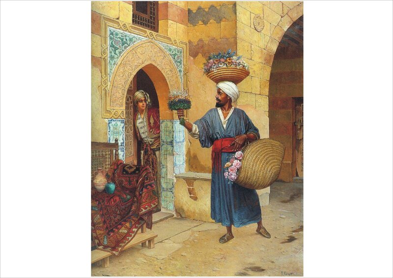 Man Selling Flowers
