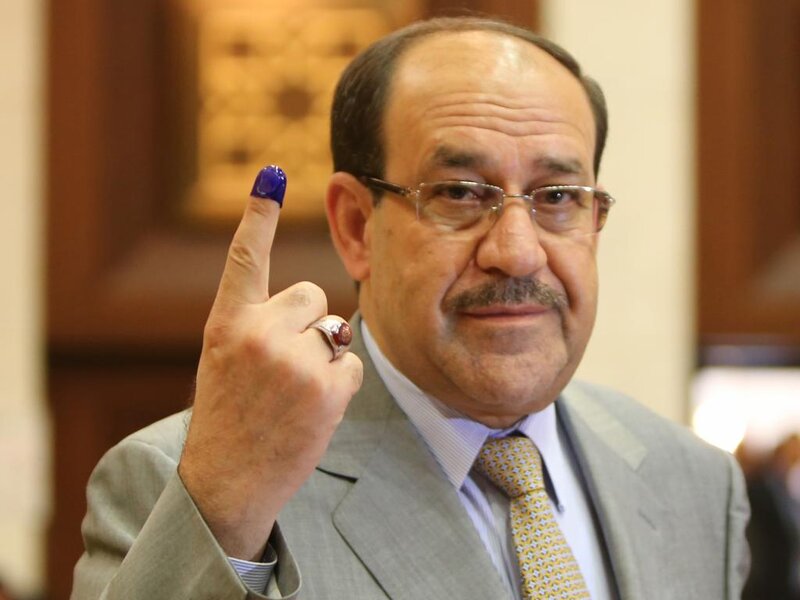 Man Showing Inked Finger