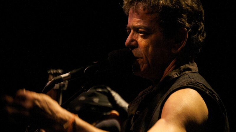 Man Singing into Microphone — Black, Dramatic, Night, Photograph, Guitar, Stage Light