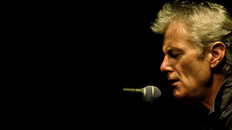 Man Singing into Microphone — Black, Dramatic, Photograph, Hair