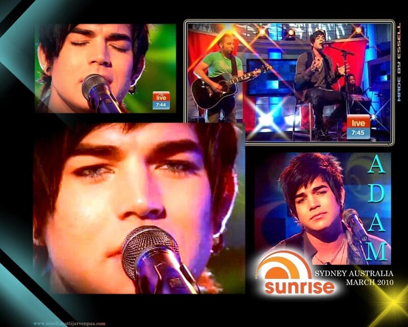 Man Singing into Microphone — Blue, Lively