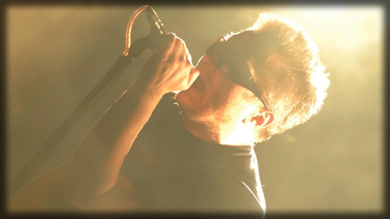 Man Singing into Microphone — Yellow