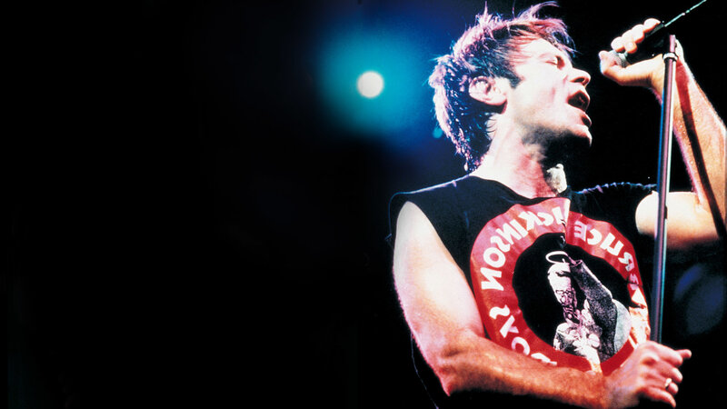 Man Singing on Stage — Black, Energetic, Night, Photograph