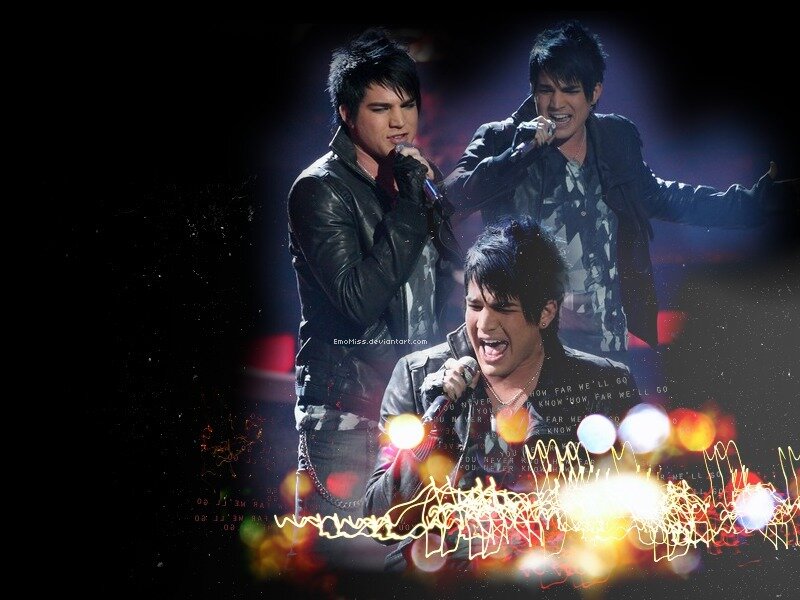 Man Singing on Stage — Black