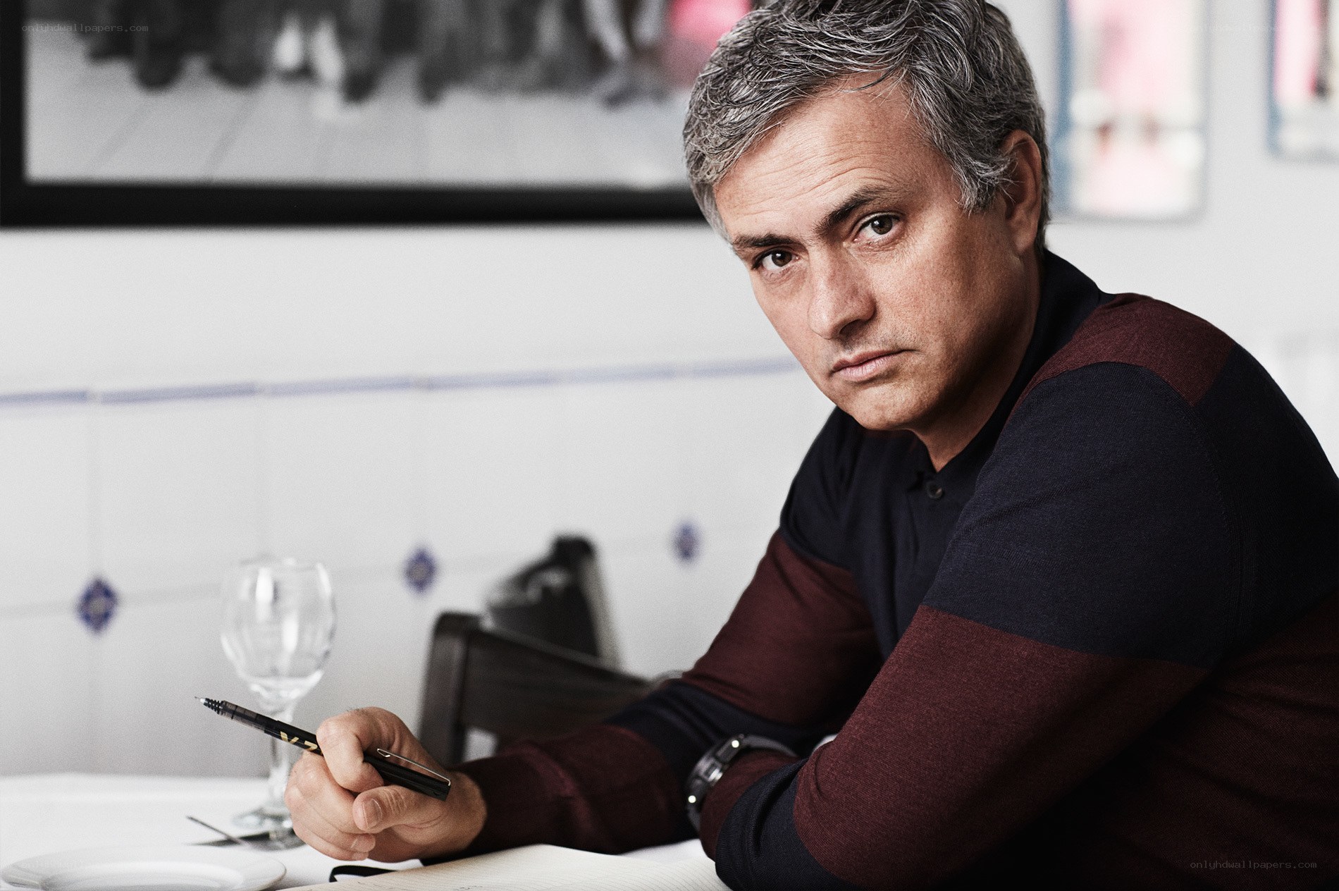Man sitting at a table