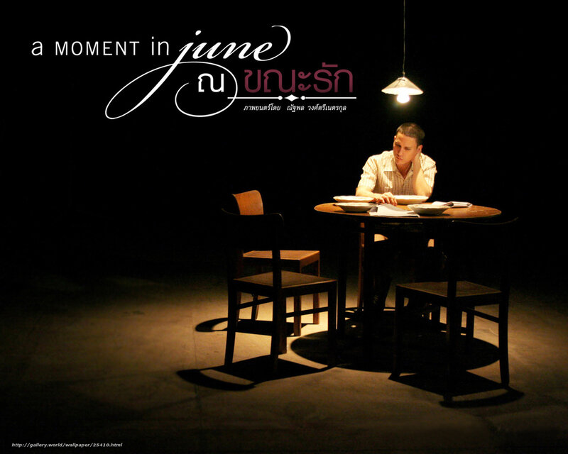 Man Sitting at Table — Black