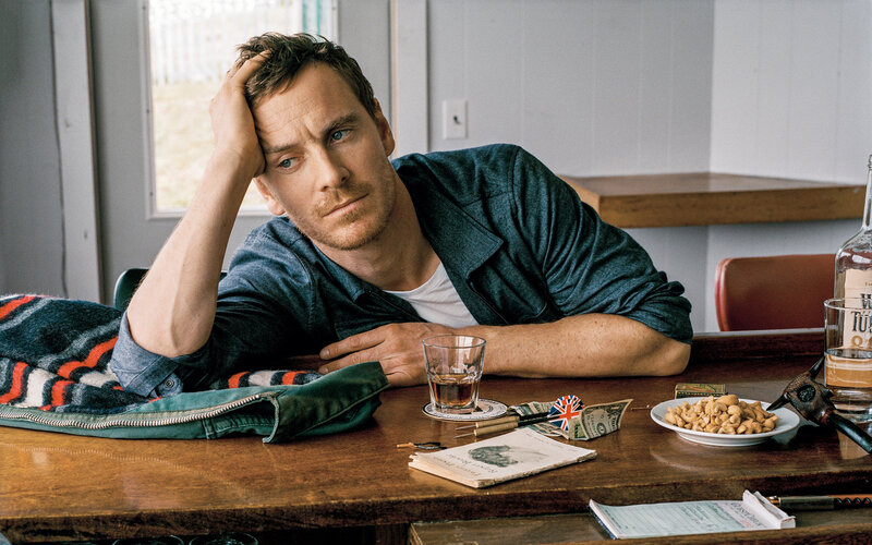 Man Sitting at Table — Brown, Contemplative