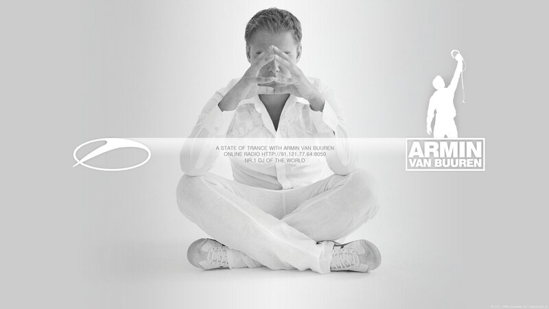 Man Sitting Cross-legged — White