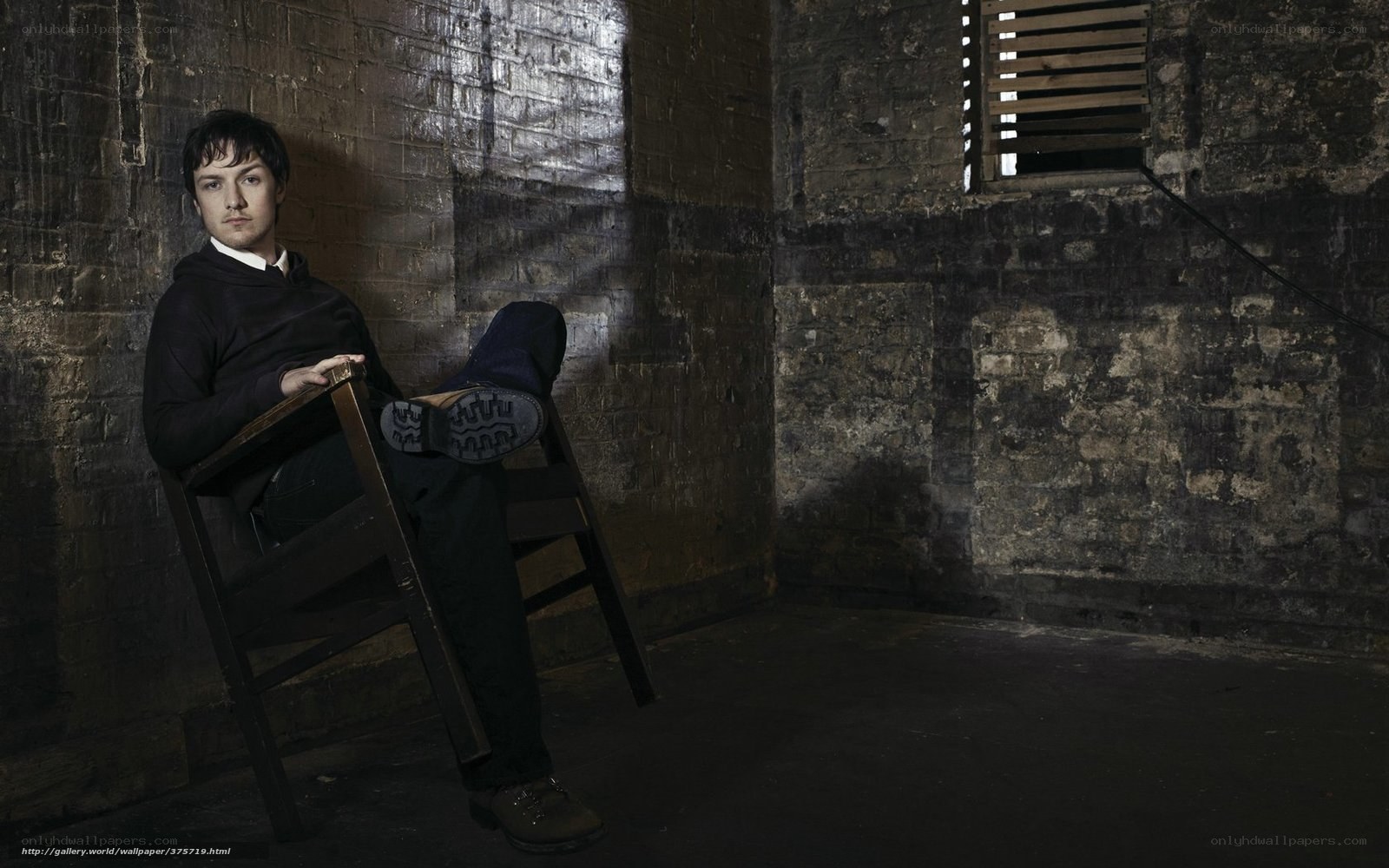 man sitting in a chair
