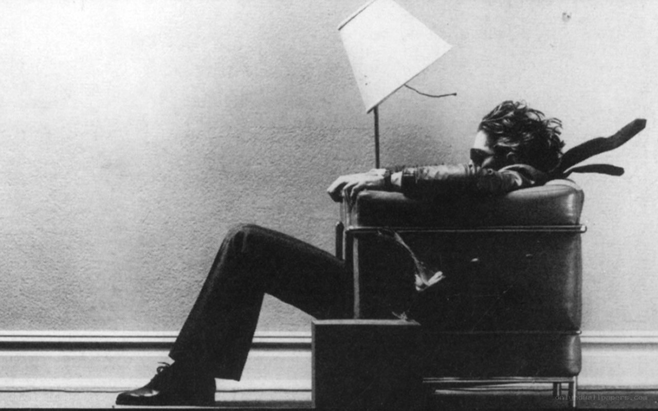 man sitting in a chair