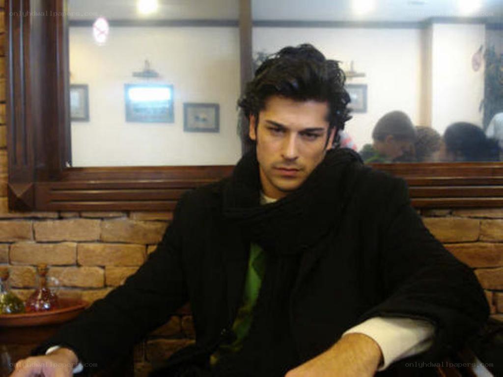man sitting in a restaurant