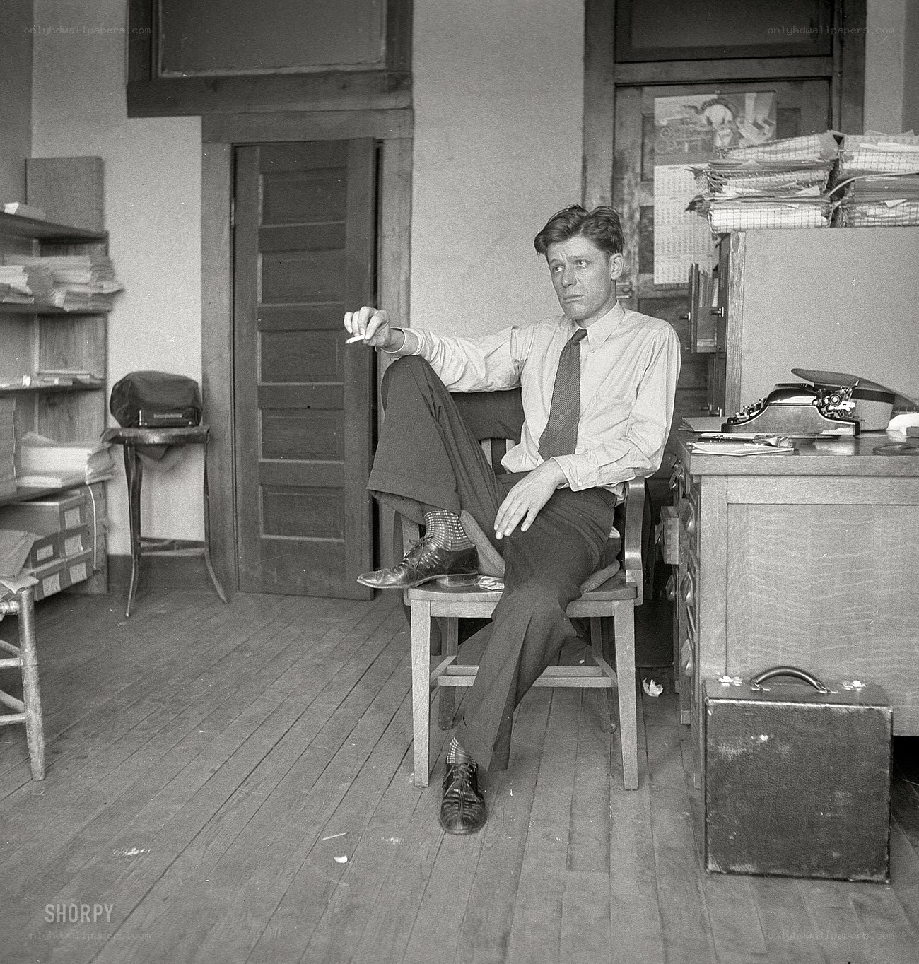 Man sitting in an office