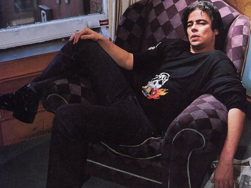 Man Sitting in Armchair — Black