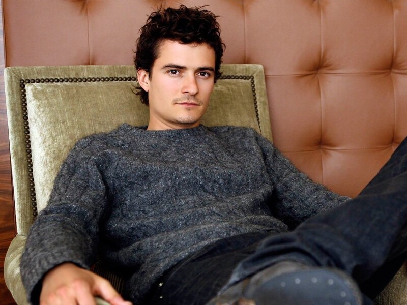 Man Sitting in Armchair — Gray