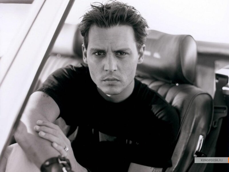 Man Sitting in Car — Black, Serious