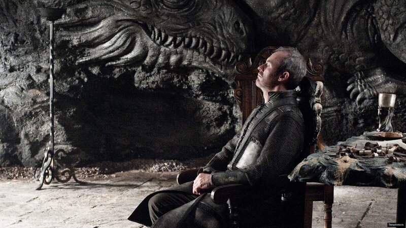 Man Sitting in Chair — Black, Dramatic, Photograph, Dragon Sculpture