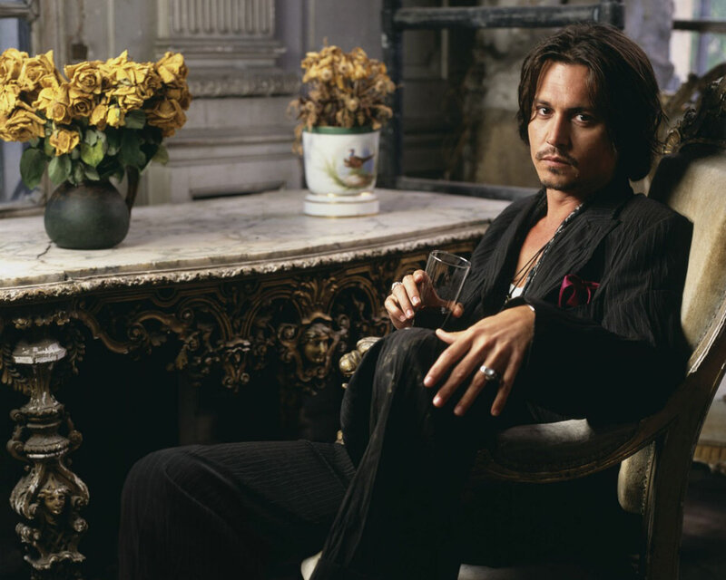 Man Sitting in Chair — Black, Dramatic, Photograph