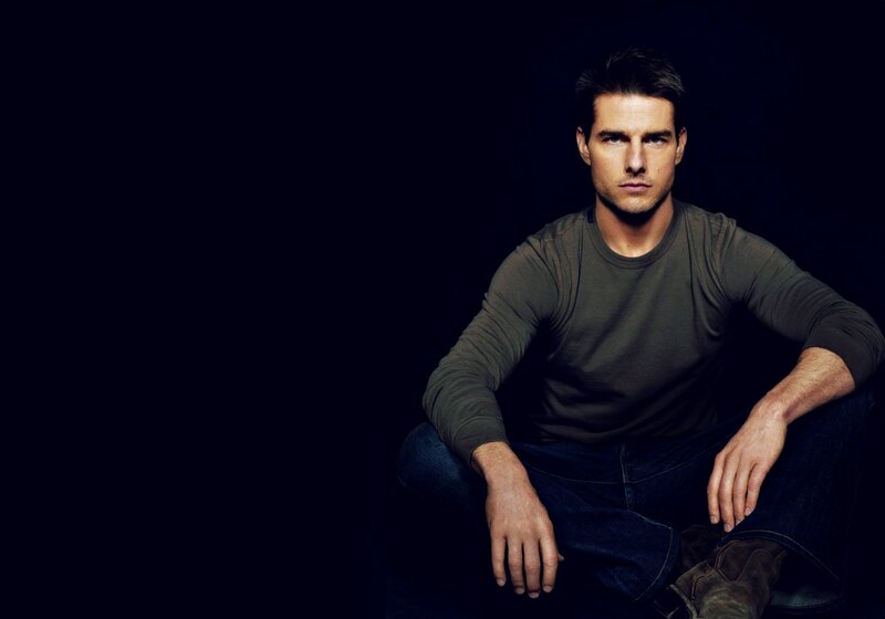 Man Sitting in Dark — Black
