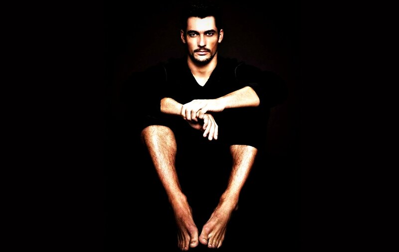 Man Sitting in Dark