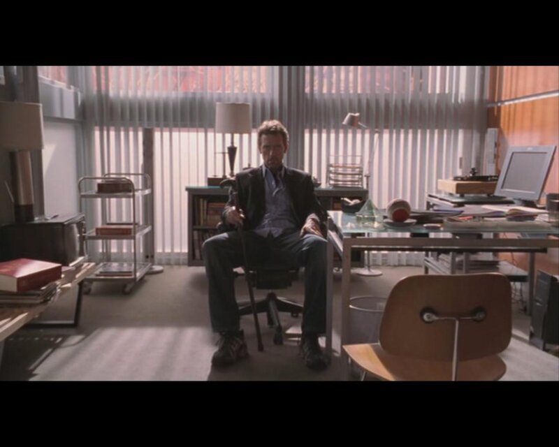 man sitting in office chair