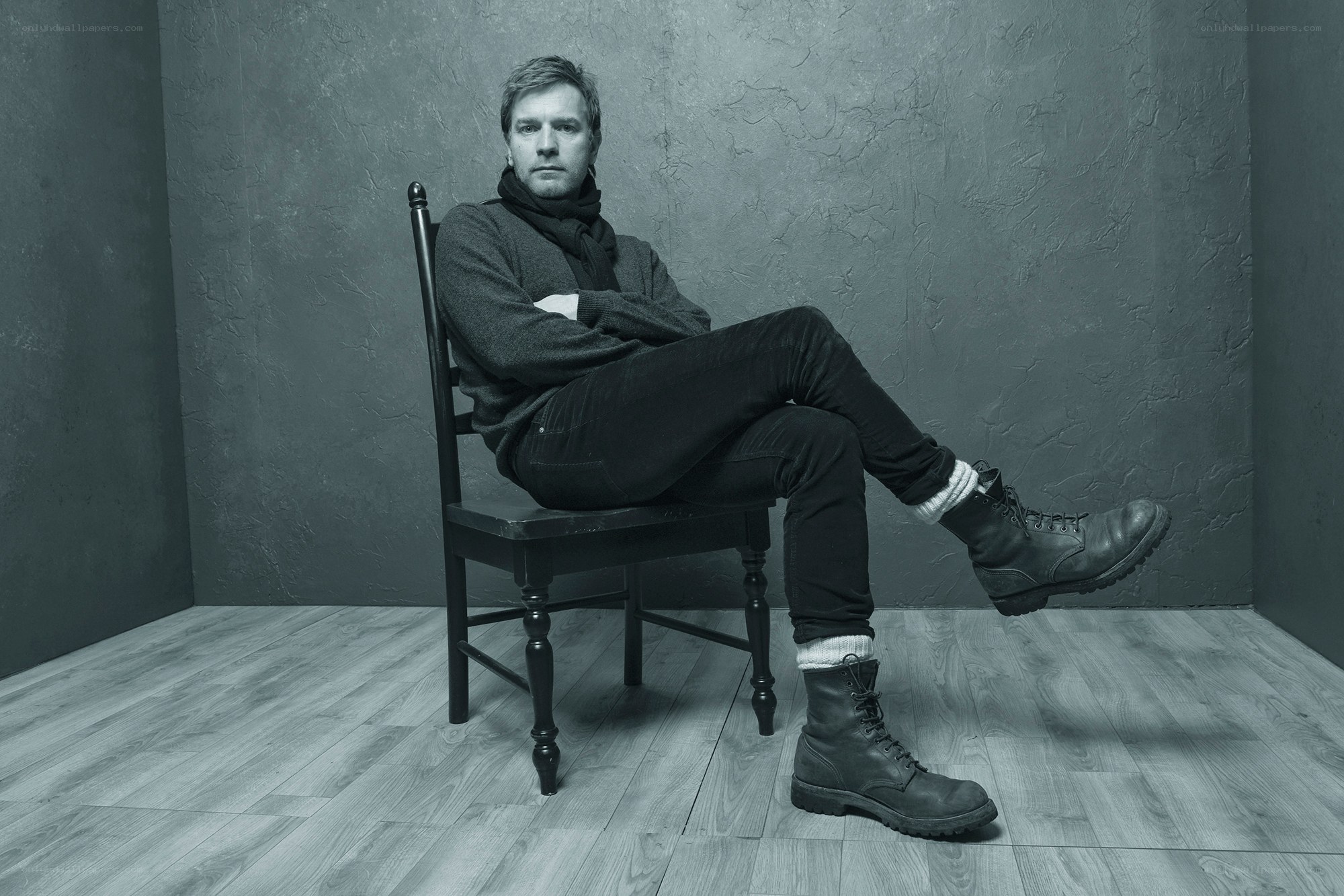 man sitting on a chair