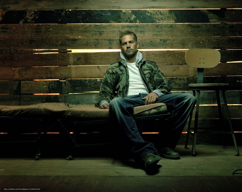 Man Sitting on Bench — Brown, Serious