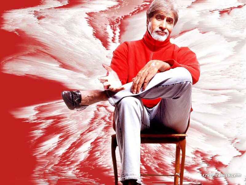 Man Sitting on Chair — Red