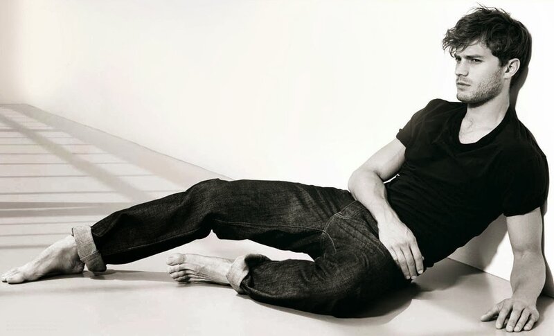Man Sitting on Floor — Black, Dramatic