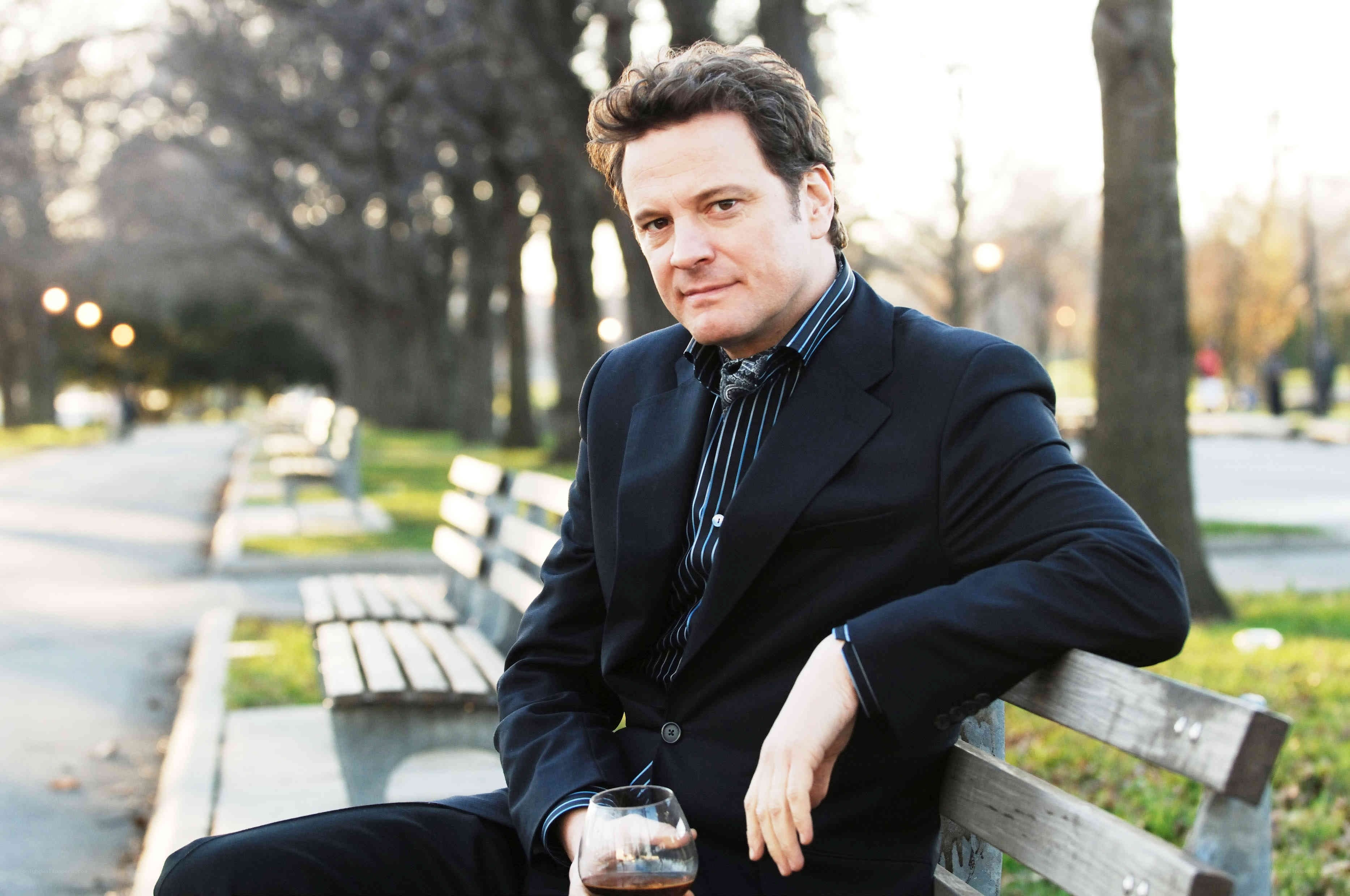 man sitting on park bench