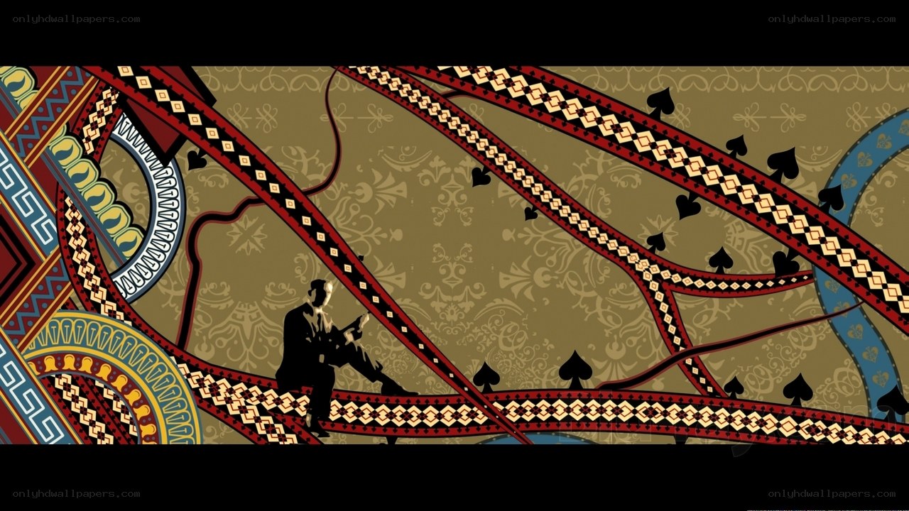man sitting on patterned path