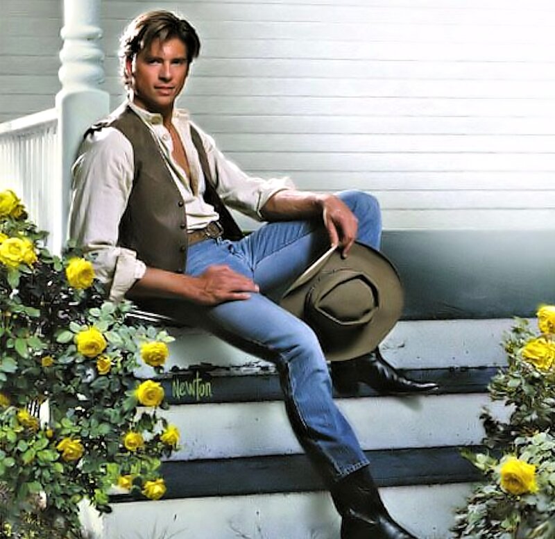 Man Sitting on Porch Steps
