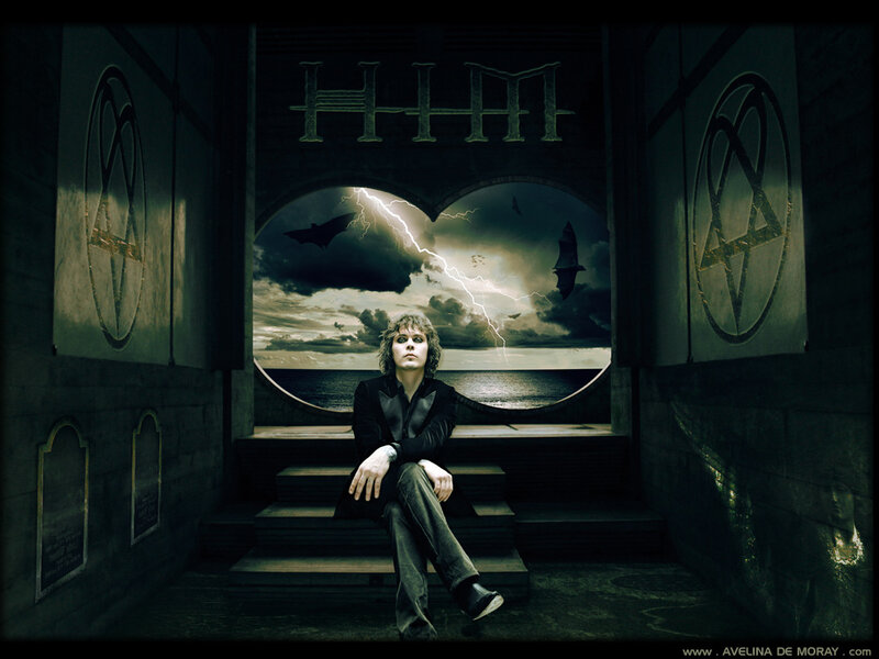 Man Sitting on Steps — Black