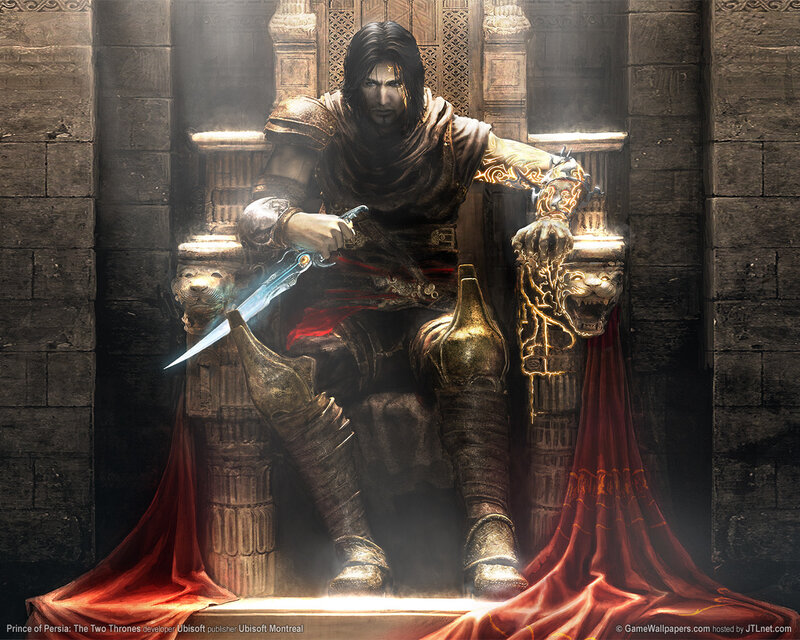Man Sitting on Throne — Brown, Dramatic, Digital Art