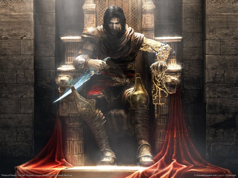 Man Sitting on Throne — Brown, Dramatic