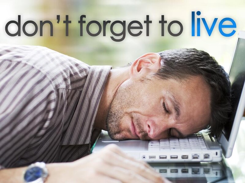 Man Sleeping on Laptop