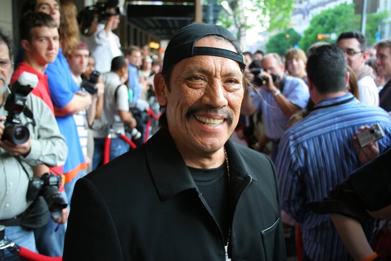 Man smiling at event