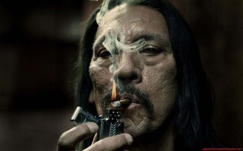 man smoking a cigarette