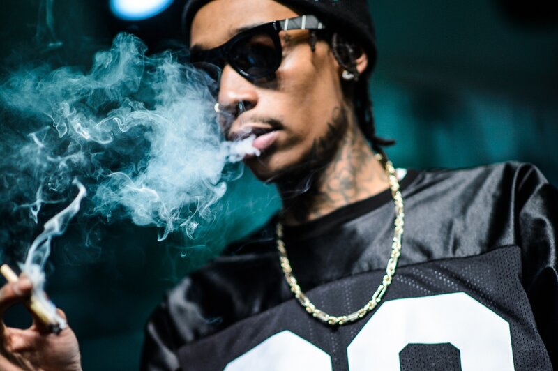 Man Smoking a Joint