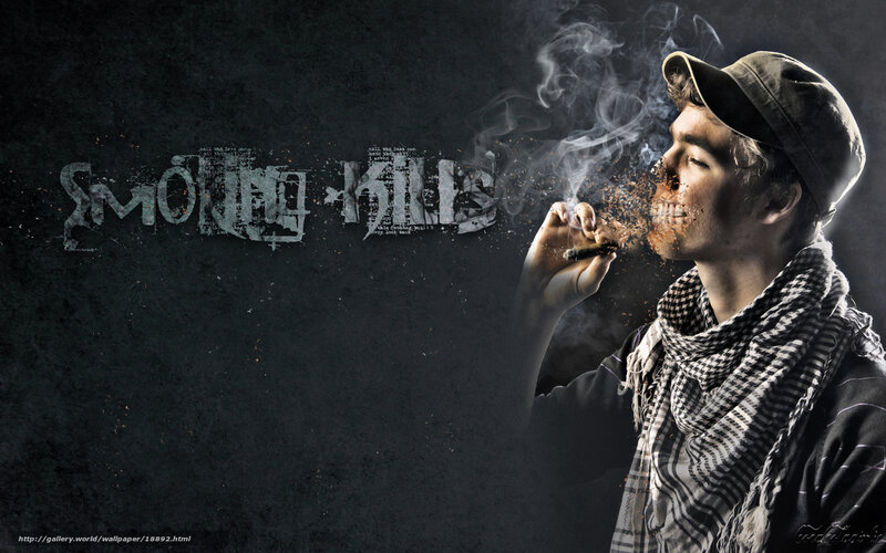 man smoking cigar