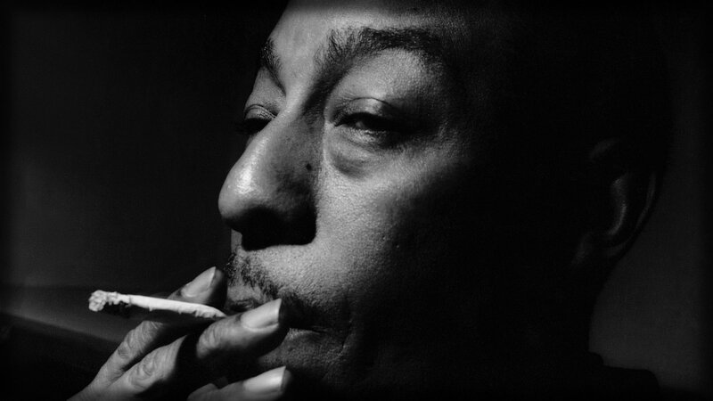 Man Smoking Cigarette — Black, Dramatic, Photograph, Hand
