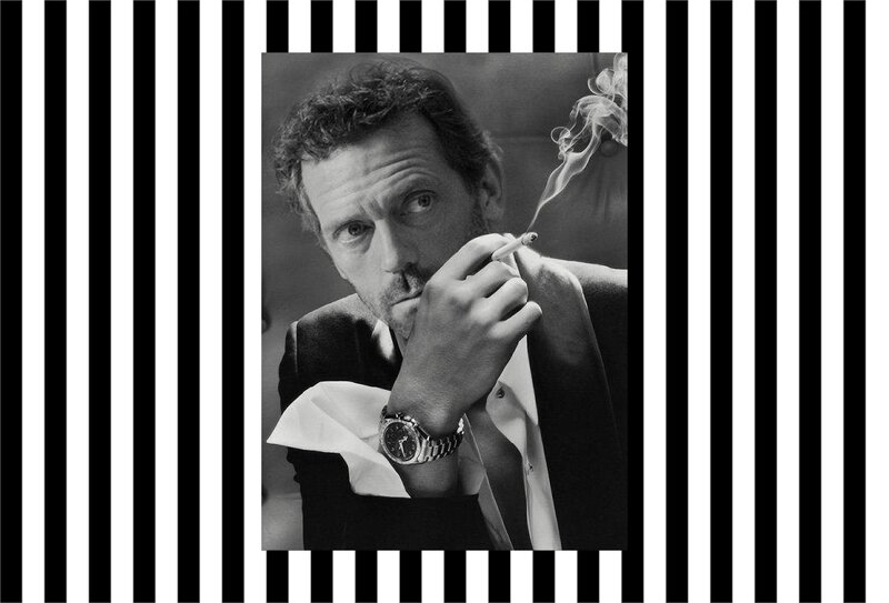 Man Smoking Cigarette — Black, Dramatic, Photograph, Watch