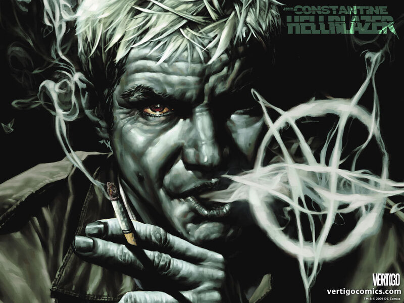 Man Smoking Cigarette — Black, Dramatic
