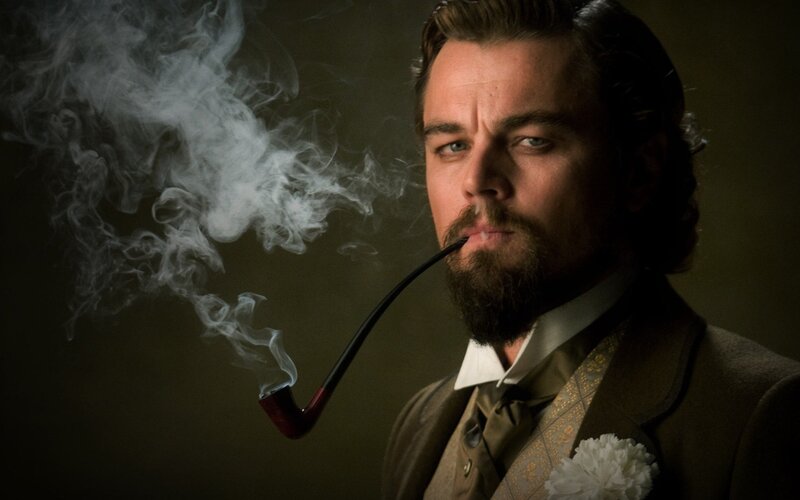 Man Smoking Pipe — Brown, Dramatic
