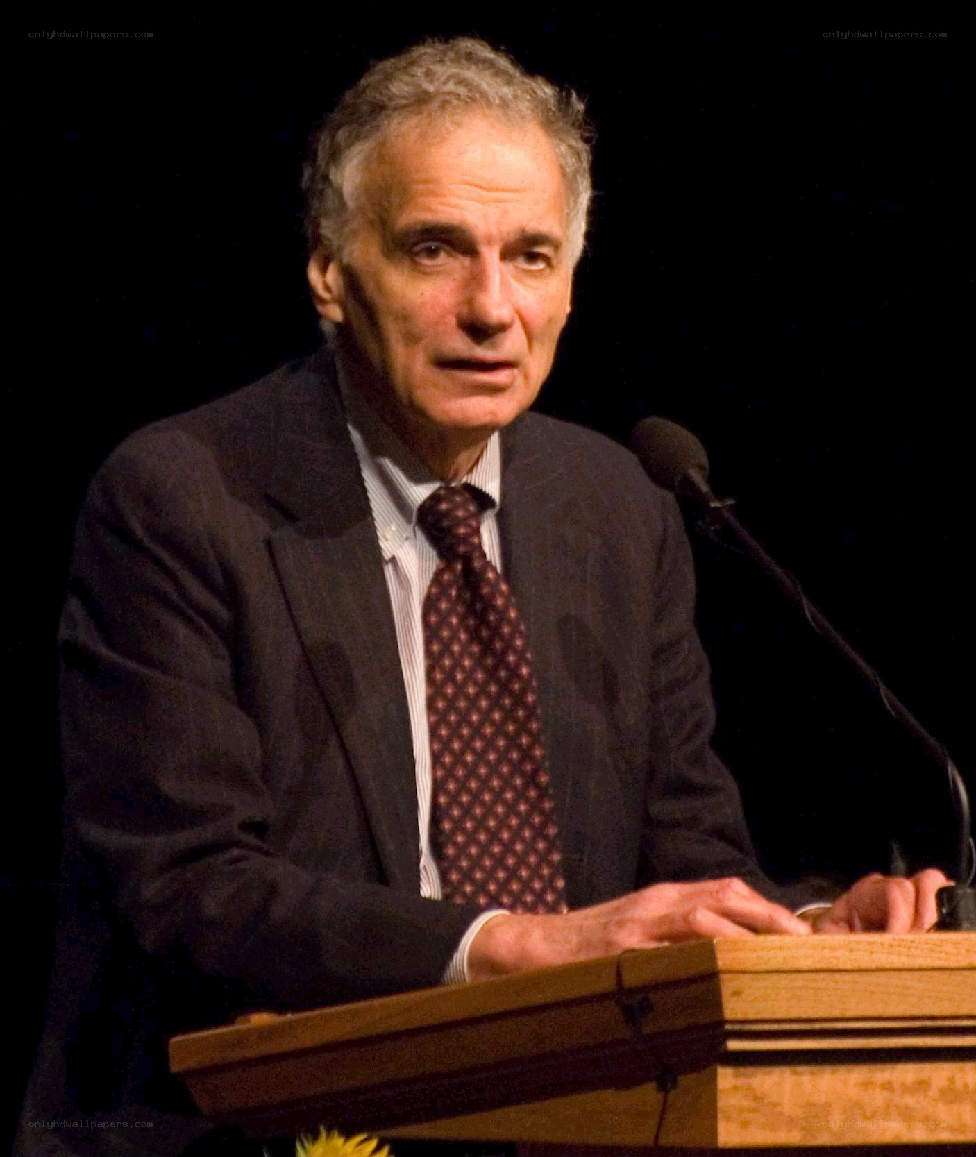Man speaking at a podium