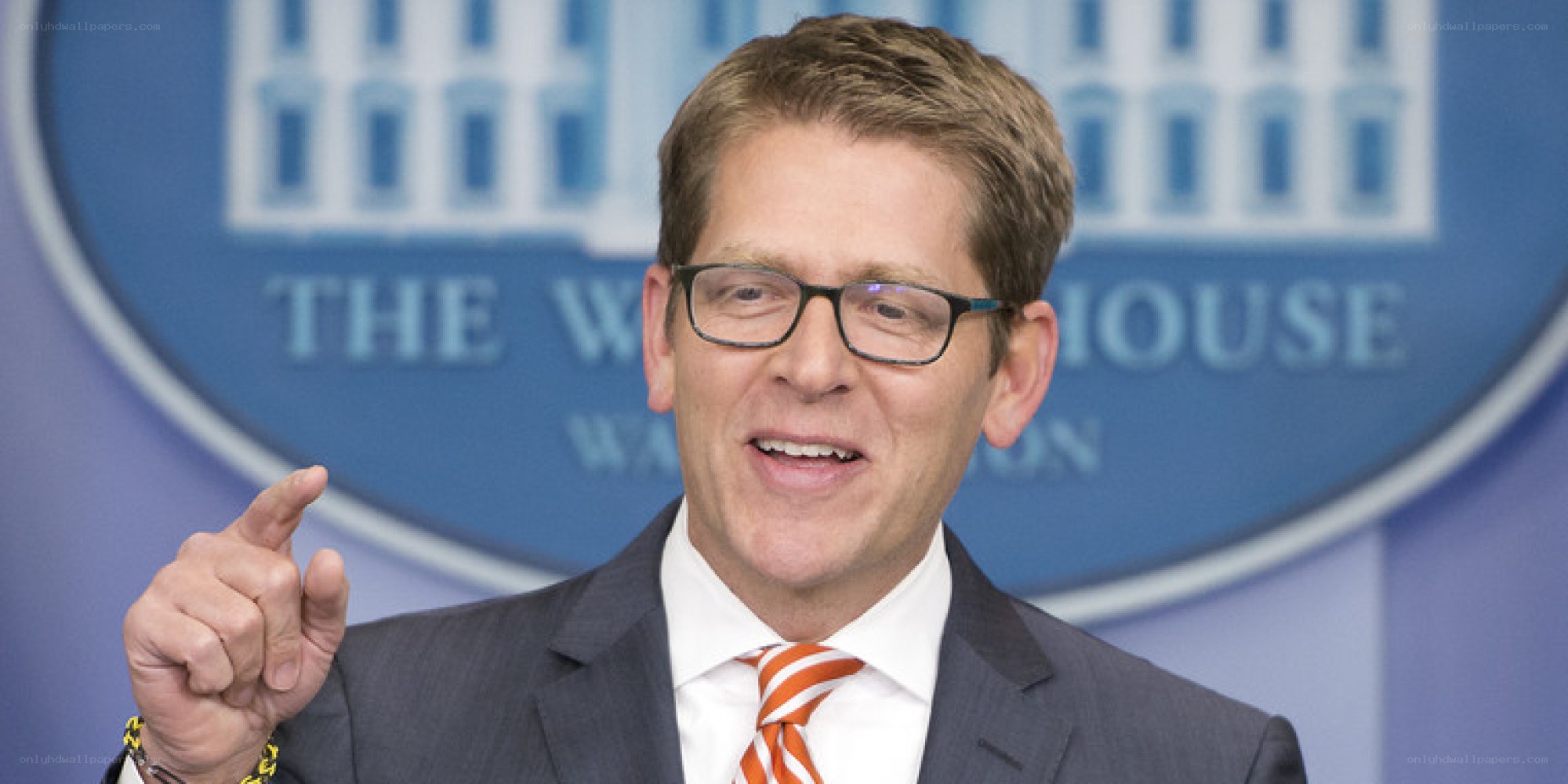 man speaking at white house