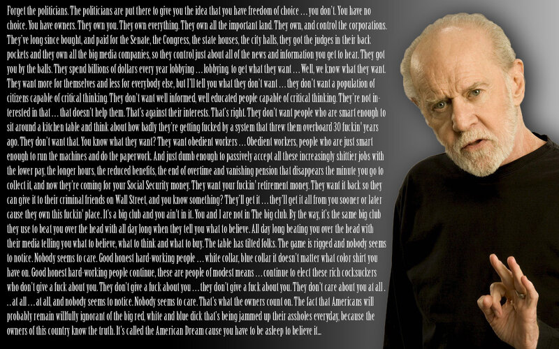 man speaking with text