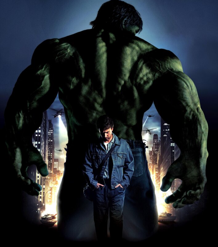 Man Standing Before Giant