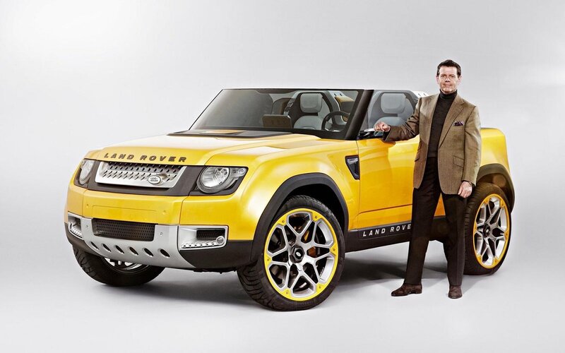 Man Standing Beside Car — Yellow, Neutral